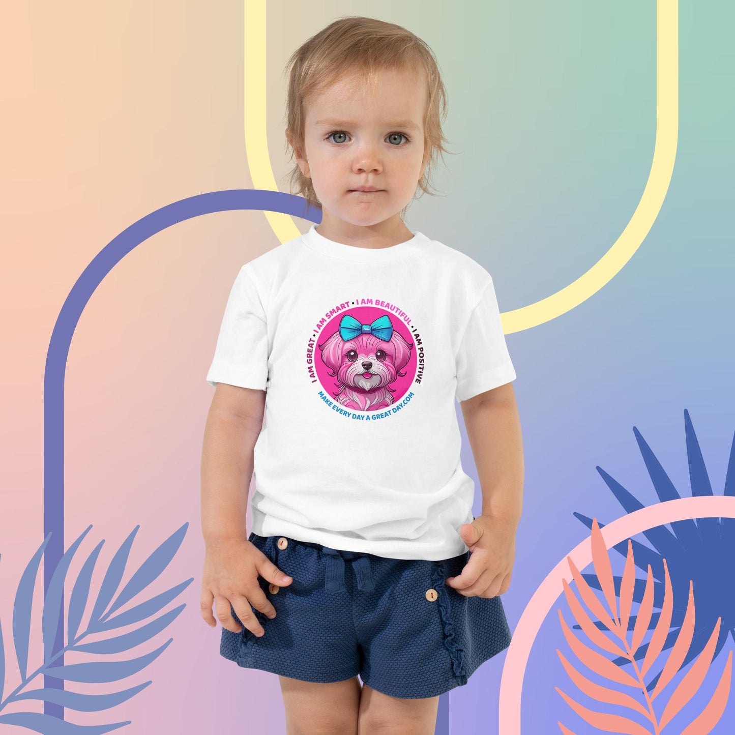 Toddler Short Sleeve Tee - Be Bold & Kind with Chloe: Tees That Make Every Day a Great Day!**