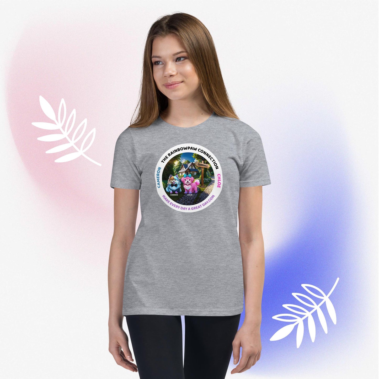 GIRLS Youth Short Sleeve T-Shirt - Standout Style: Be Bold & Kind with Cameron and Chloe in DonnaVille!