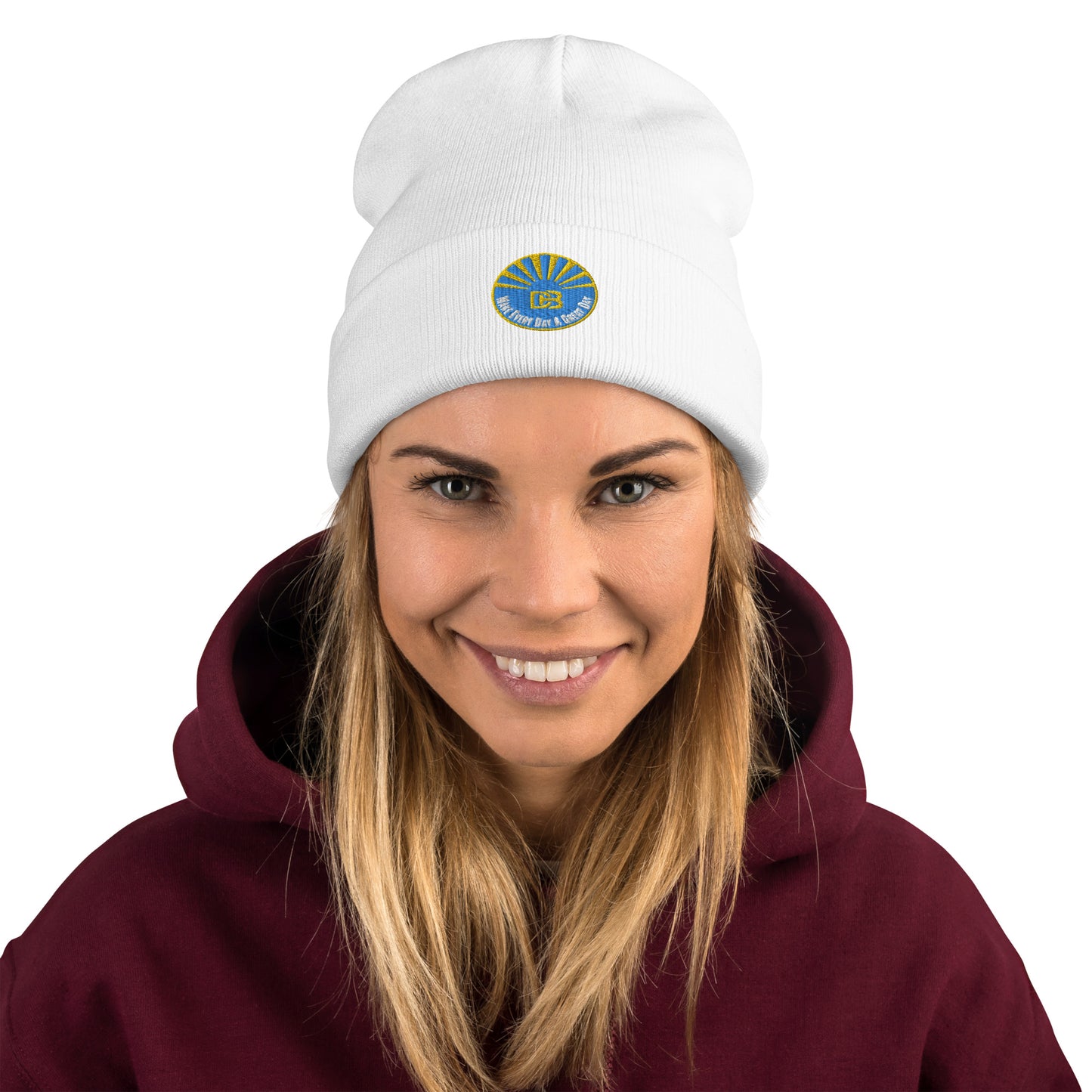 Make Every Day A Great Day | PAY IT FORWARD Embroidered Beanie