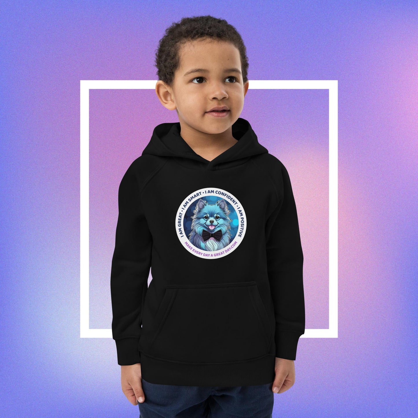 Kids eco hoodie - Cozy Up & Do Good with Cameron: Eco-Friendly Hoodies for Little Champions!