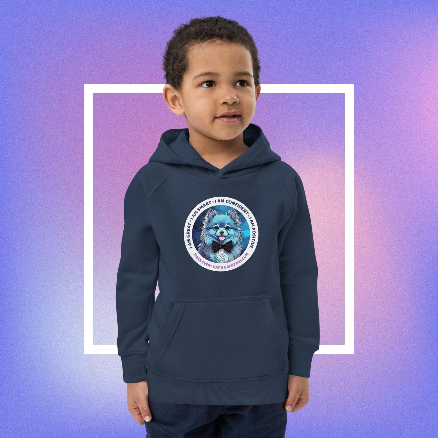 Kids eco hoodie - Cozy Up & Do Good with Cameron: Eco-Friendly Hoodies for Little Champions!