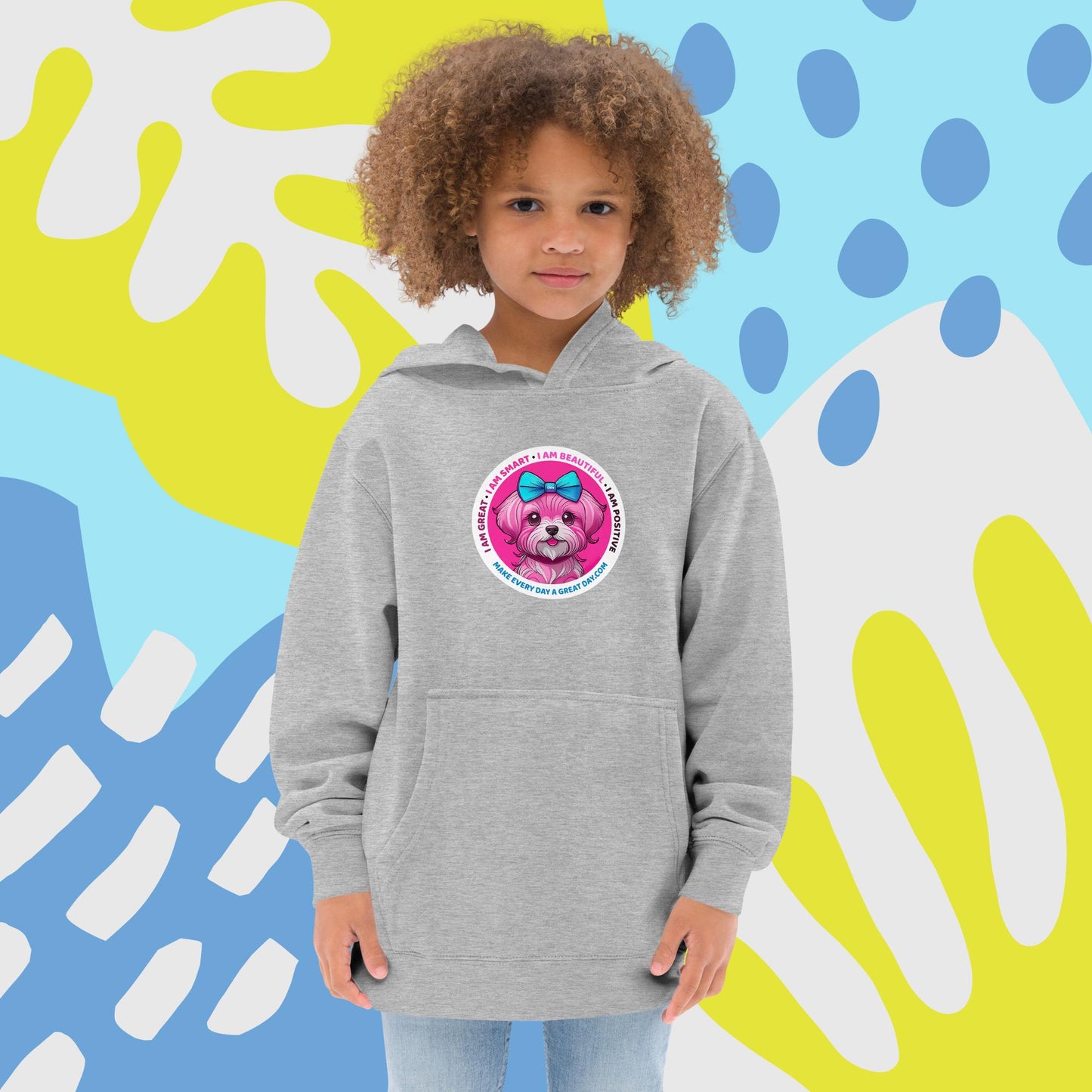 Kids fleece hoodie - Be Bold & Cozy with Chloe: Timeless Hoodies for Everyday Adventures!