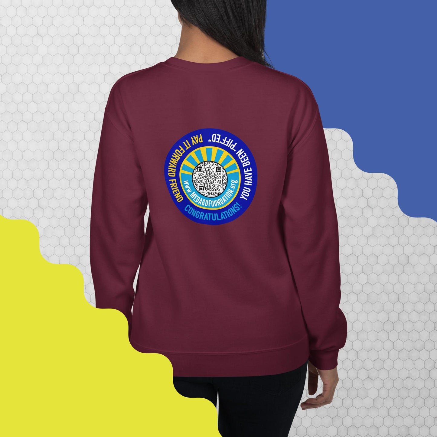 Woman's crewneck sweatshirt