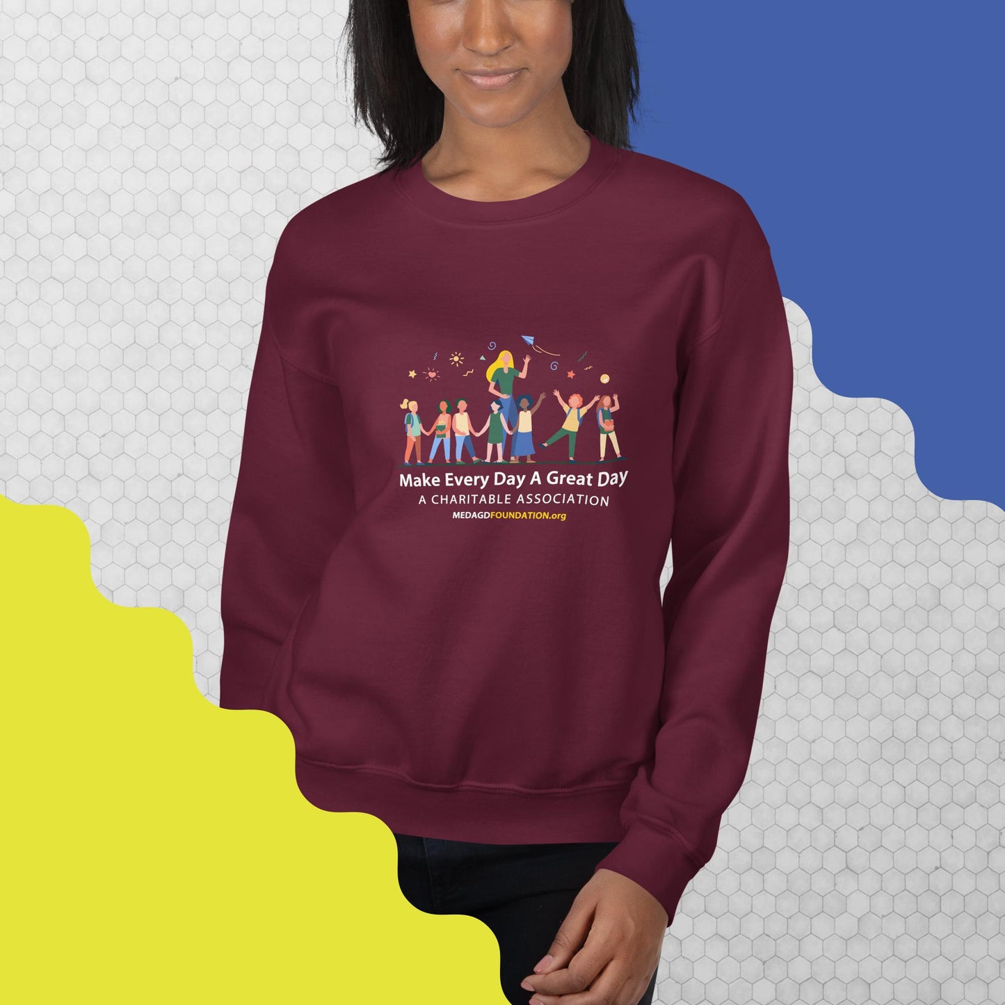 Woman's crewneck sweatshirt