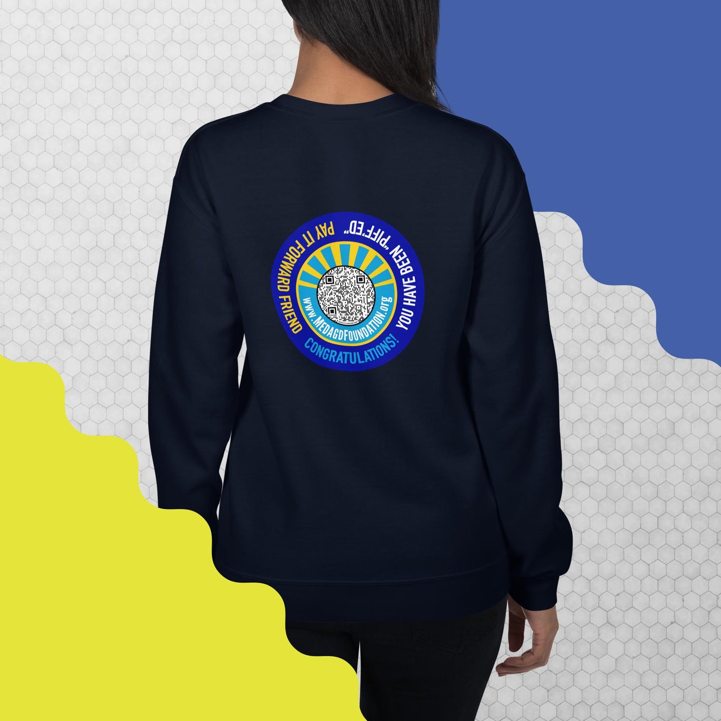 Woman's crewneck sweatshirt