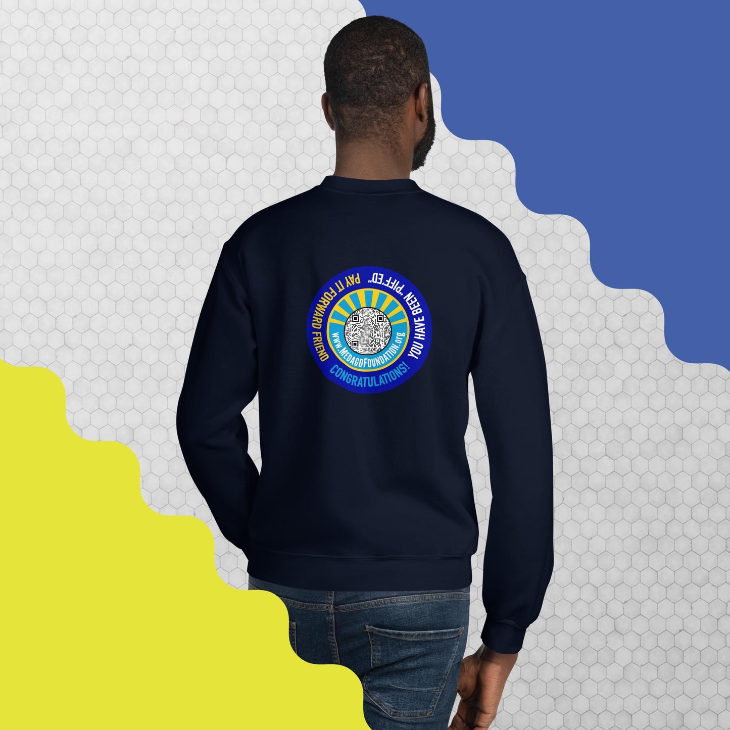 Men's crewneck sweatshirt