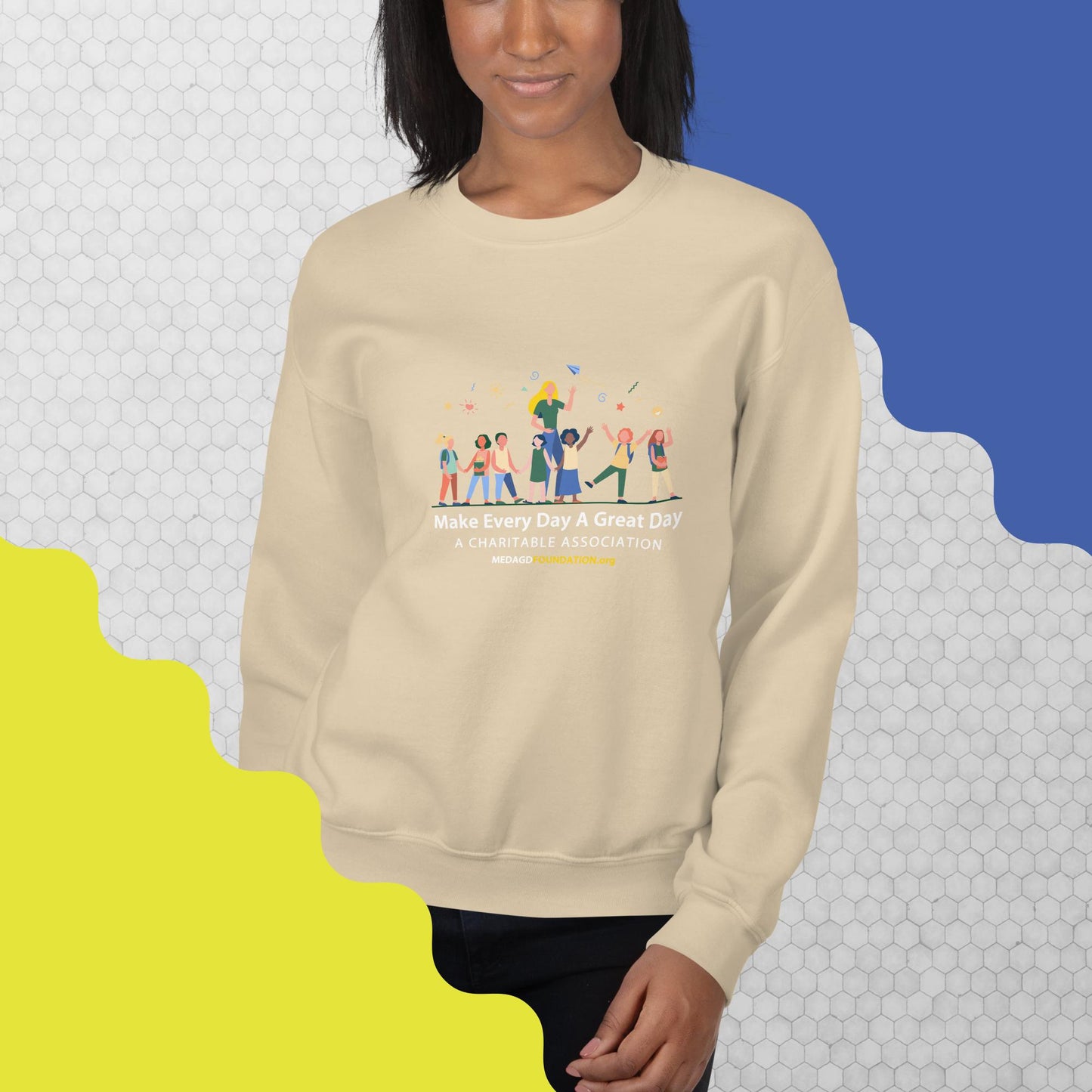 Woman's crewneck sweatshirt