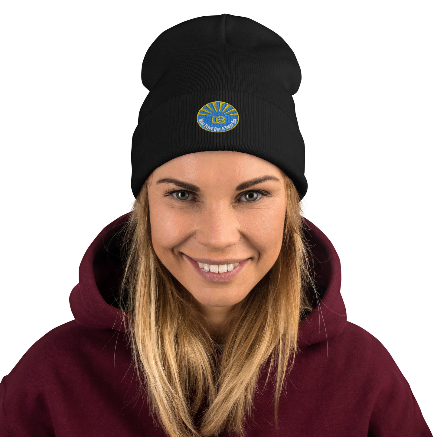 Make Every Day A Great Day | PAY IT FORWARD Embroidered Beanie