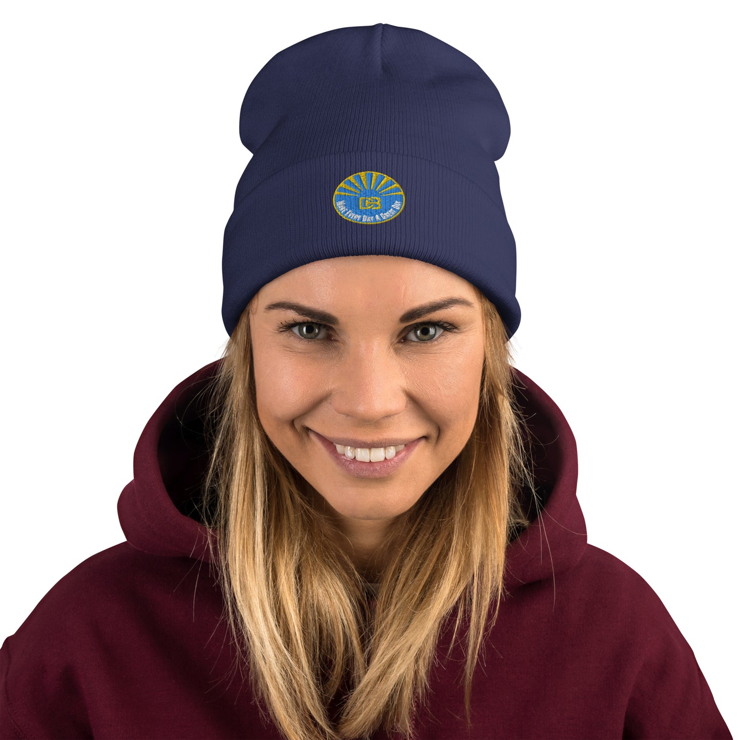 Make Every Day A Great Day | PAY IT FORWARD Embroidered Beanie