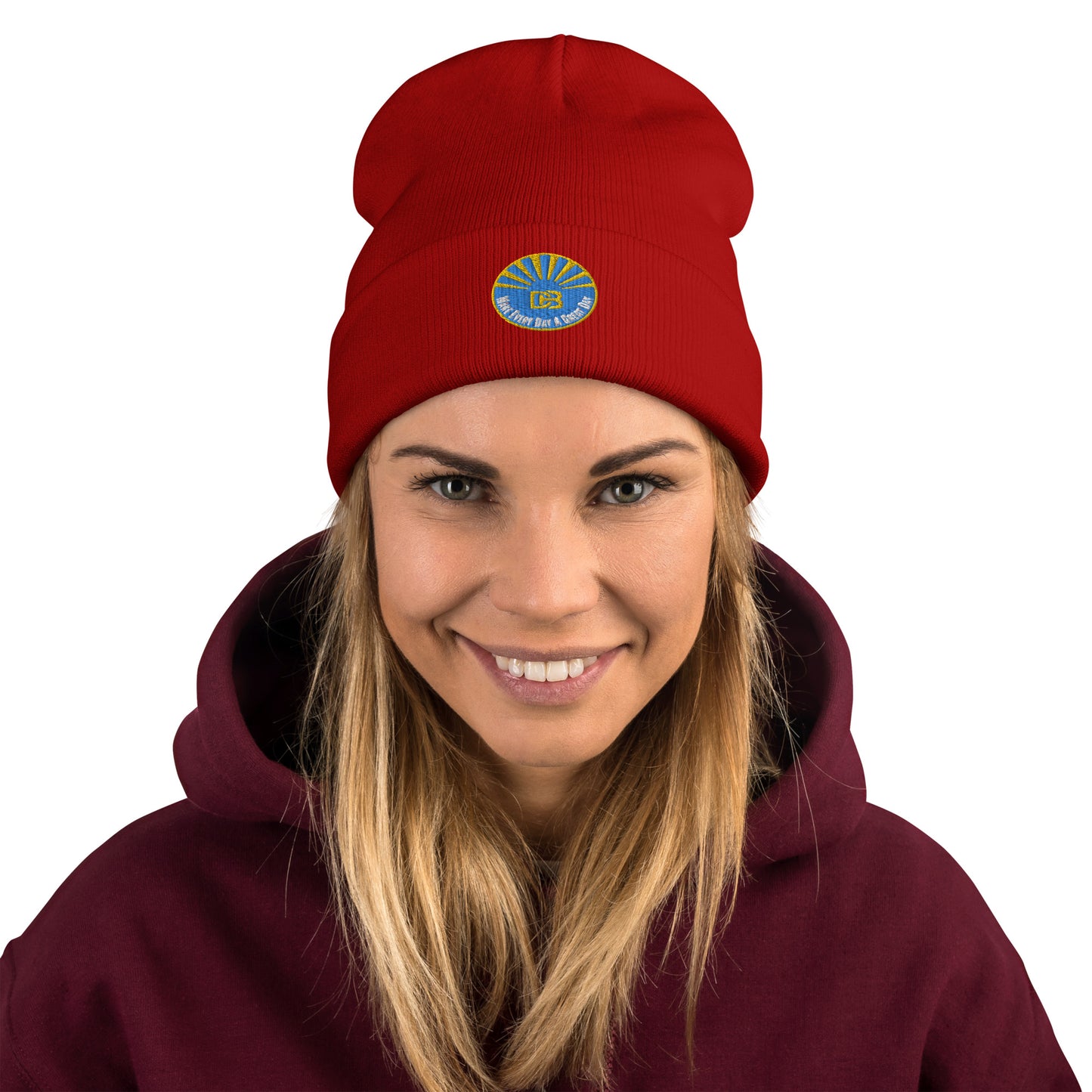 Make Every Day A Great Day | PAY IT FORWARD Embroidered Beanie